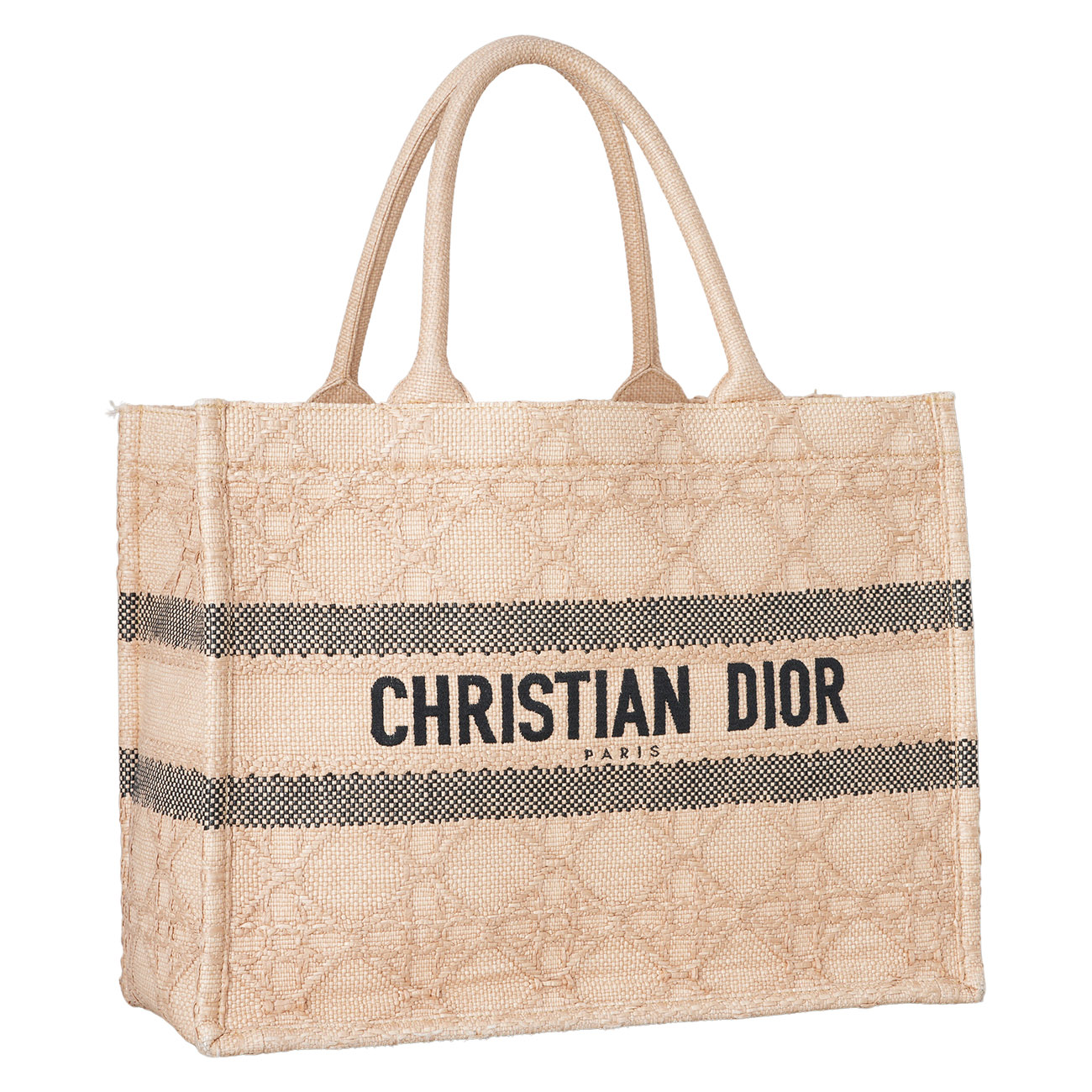 CHRISTIAN DIOR(USED)디올 라피아 북토트